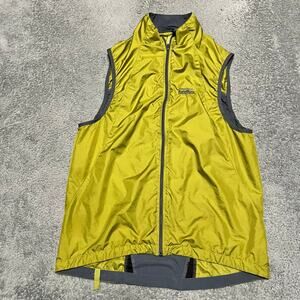 PATAGONIA Unisex Large Velocity 02 Wind Vest Medium Light Green Gray Vintage